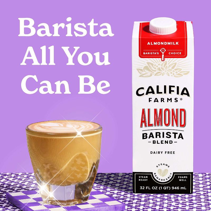 slide 2 of 7, Califia Farms Almond Barista Blend Almond Milk Creamer - 32 fl oz, 32 fl oz