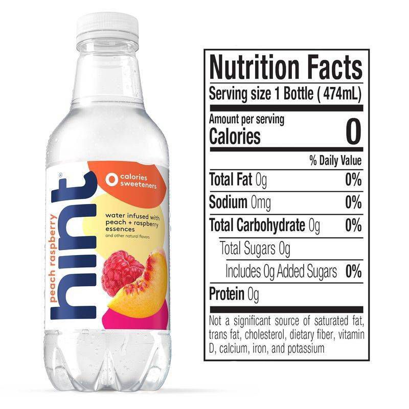 slide 3 of 6, hint Smashup Variety Pack Flavored Water (Blueberry Lemon, Cherry Blackberry, Peach Raspberry, Strawberry Kiwi) - 12pk/16 fl oz Bottles, 12 ct; 16 fl oz