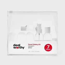 TSA Travel Container Set - 7ct - Dealworthy™
