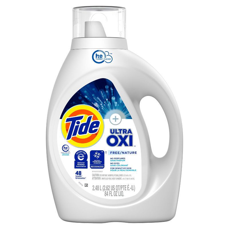 slide 2 of 9, Tide Free Ultra Oxi Liquid Laundry Detergent - 84 fl oz, 84 fl oz