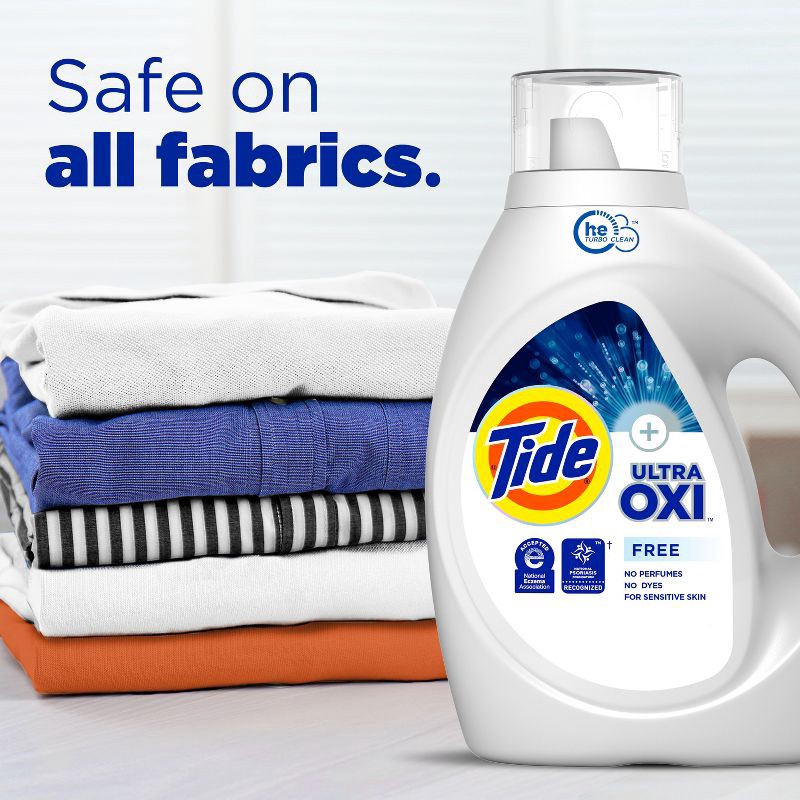slide 8 of 9, Tide Free Ultra Oxi Liquid Laundry Detergent - 84 fl oz, 84 fl oz