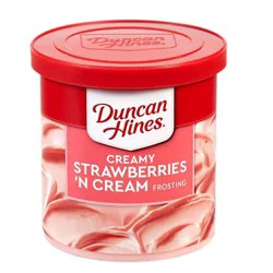 Duncan Hines Strawberry N Cream Frosting - 16oz