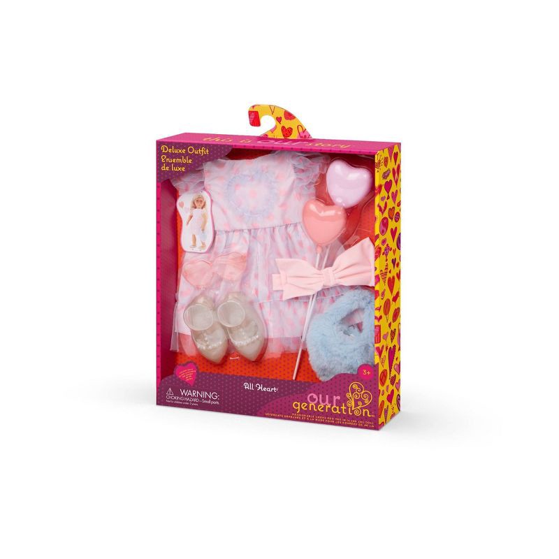 slide 5 of 5, Our Generation All Heart Party Dress Outfit for 18" Dolls, 1 ct