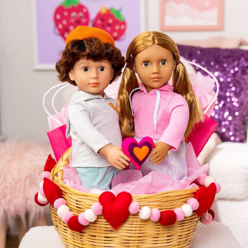 slide 2 of 6, Our Generation Lizzie & Oliver Set of 2 Best Friends 18" Dolls: Fashion Theme, Plastic and Polyester Materials, 1 ct
