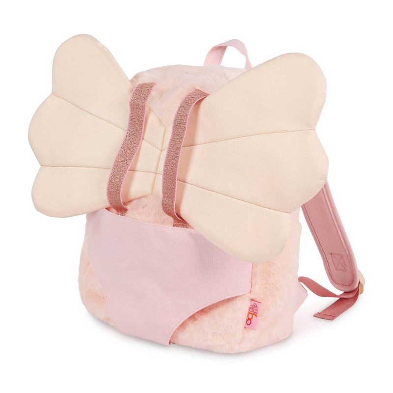 slide 1 of 7, Our Generation Be Magical Doll Carrier Backpack with Wings for Kids' & 18" Dolls: Fits 16-19 Inch Doll, Polyester Material, 1 ct