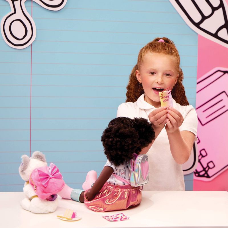 slide 3 of 14, Our Generation Surprise Backpack Party Series – 1 of 6 Collectible School Bags Accessories for 18'' Dolls, 1 ct