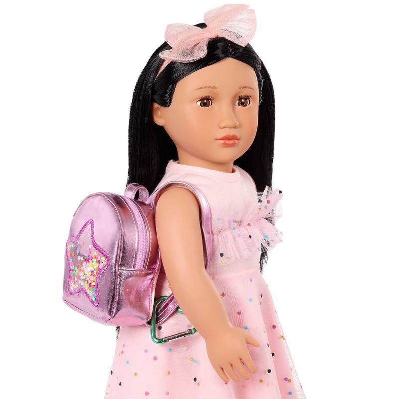 slide 5 of 14, Our Generation Surprise Backpack Party Series – 1 of 6 Collectible School Bags Accessories for 18'' Dolls, 1 ct