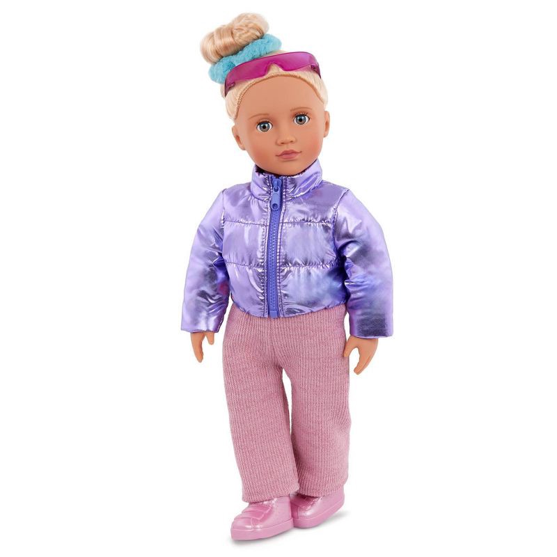 slide 3 of 5, Our Generation Puffy & Comfy Puffer Jacket Outfit for 18" Dolls: Doll Clothing & Accessories, Fashion & Beauty Set, 1 ct