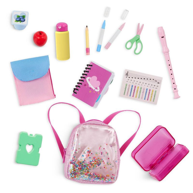 slide 1 of 4, Our Generation Ready for School Backpack & Supplies Accessory Set for 18" Dolls, 1 ct