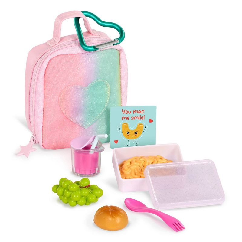 slide 10 of 12, Our Generation Surprise Lunch Bags School Series – 1 of 6 Collectible Bags Accessories for 18'' Dolls: Social Skills Play Food Set, 1 ct