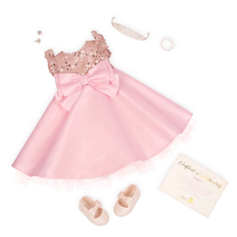 slide 5 of 6, Our Generation Adira 18" Special Edition 30th Anniversary Collectible Doll: Fashion, Beauty, Wavy Black Hair, Includes Accessories, 1 ct