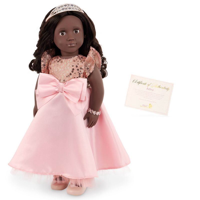 slide 1 of 6, Our Generation Adira 18" Special Edition 30th Anniversary Collectible Doll: Fashion, Beauty, Wavy Black Hair, Includes Accessories, 1 ct