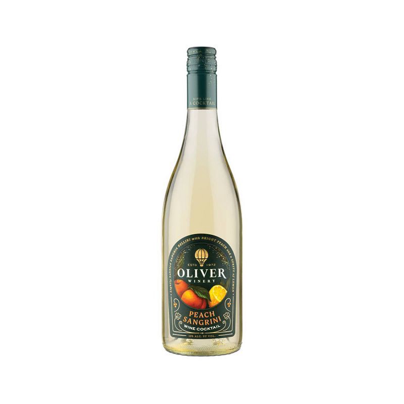 slide 1 of 6, Oliver Peach Sangrini Wine Cocktail - 750ml Bottle, 750 ml
