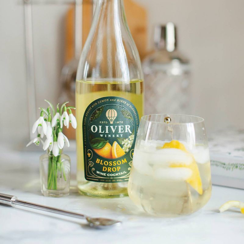 slide 2 of 6, Oliver Blossom Drop Wine Cocktail - 750ml Bottle, 750 ml