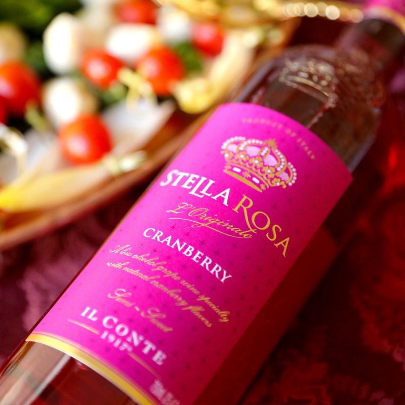 slide 12 of 13, Stella Rosa Cranberry Semi Sweet Red Wine - 750ml Bottle, 750 ml