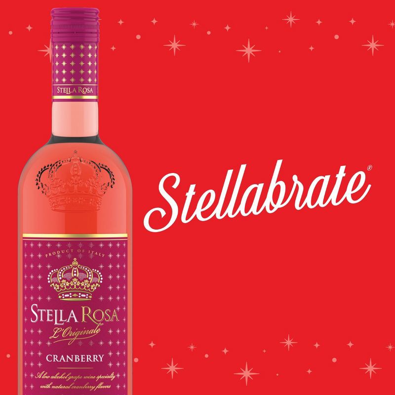 slide 10 of 13, Stella Rosa Cranberry Semi Sweet Red Wine - 750ml Bottle, 750 ml
