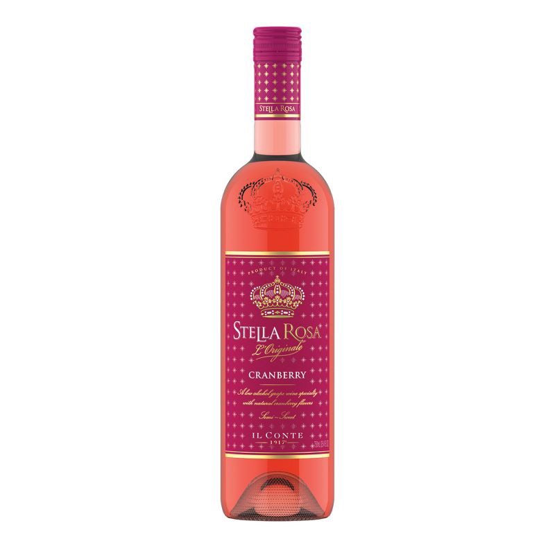 slide 1 of 13, Stella Rosa Cranberry Semi Sweet Red Wine - 750ml Bottle, 750 ml