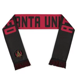 MLS Atlanta United FC Scarf: Solid Acrylic Wrap, Tagless Design, 48" x 8"
