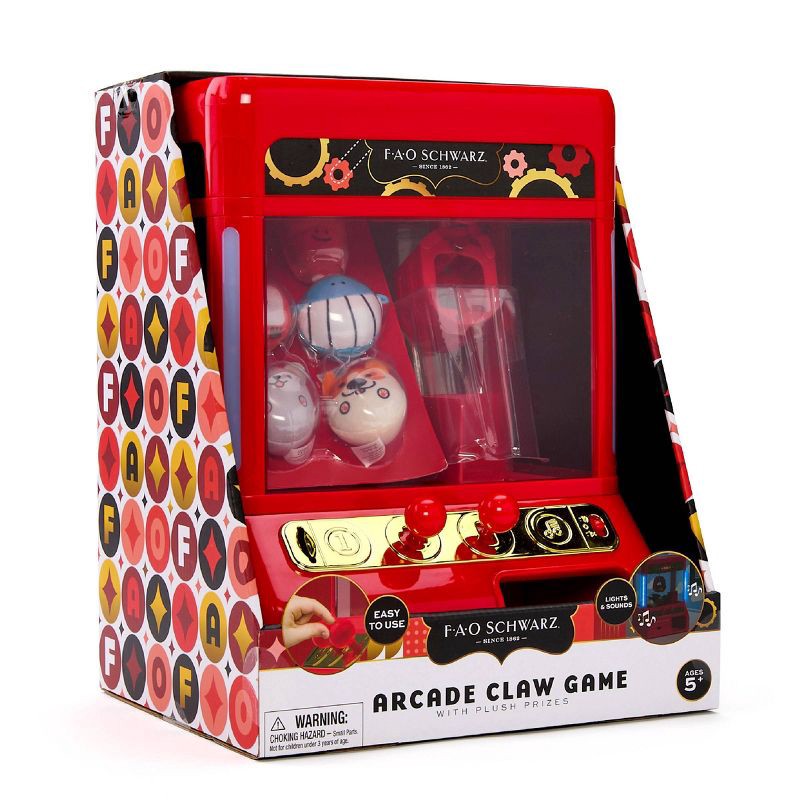 slide 8 of 9, FAO Schwarz Arcade Claw Game with Plush Prizes, 1 ct