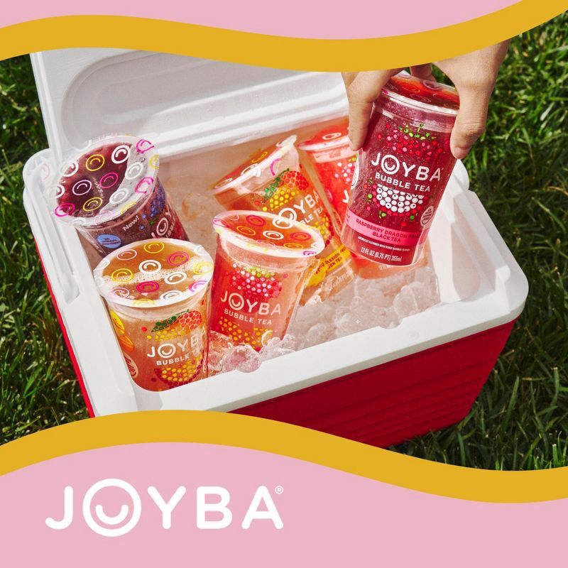 slide 7 of 7, JOYBA Sweet Peach Honeysuckle with Botanicals Bubble Tea - 4pk/12 fl oz Cups, 4 ct; 12 fl oz
