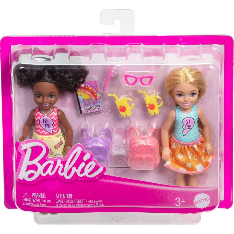 slide 6 of 6, Barbie Chelsea Play Together Doll Pack, Set of 2 Small Dolls & 7 Accessories Themed to BFFs (Target Exclusive), 1 ct