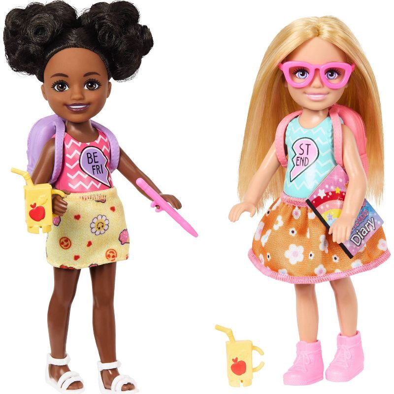 slide 1 of 6, Barbie Chelsea Play Together Doll Pack, Set of 2 Small Dolls & 7 Accessories Themed to BFFs (Target Exclusive), 1 ct