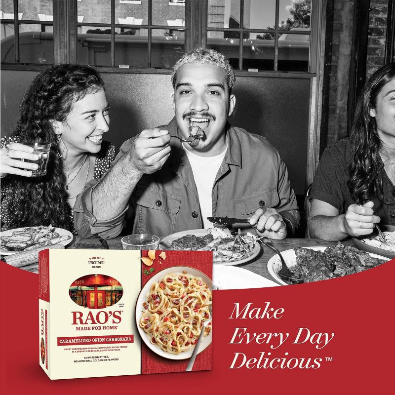 slide 6 of 7, Rao's Made For Home Rao's Single Serve Frozen Caramelized Onion Carbonara - 9oz, 9 oz