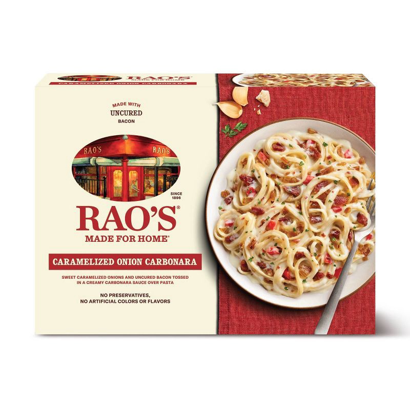 slide 1 of 7, Rao's Made For Home Rao's Single Serve Frozen Caramelized Onion Carbonara - 9oz, 9 oz