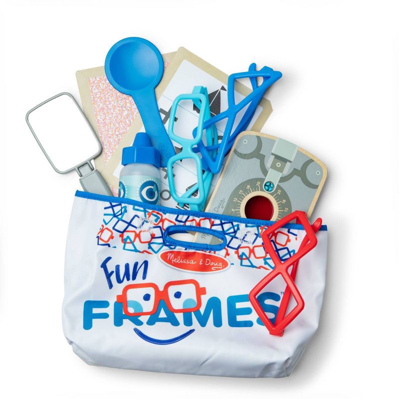 slide 4 of 9, Melissa & Doug Fun Frames Eye Exam Pretend Play Set for Boys and Girls 3+, 1 ct