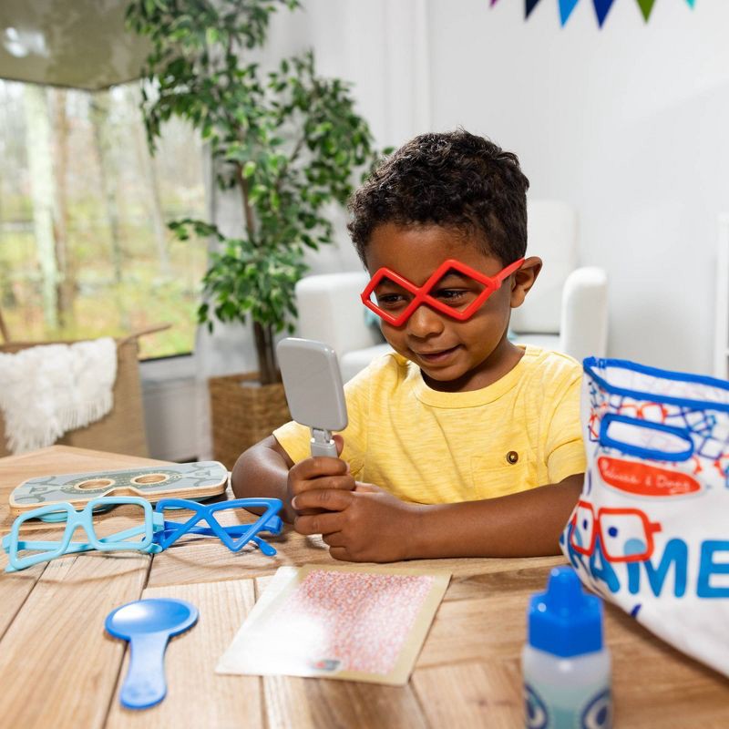 slide 7 of 9, Melissa & Doug Fun Frames Eye Exam Pretend Play Set for Boys and Girls 3+, 1 ct