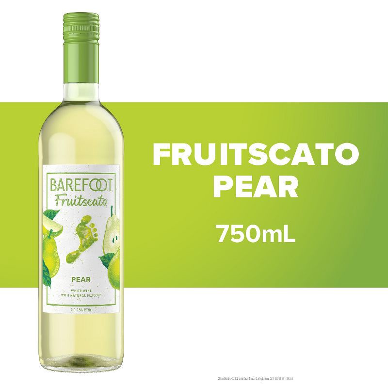 slide 3 of 6, Barefoot Fruitscato Pear Wine - 750ml Bottle, 750 ml