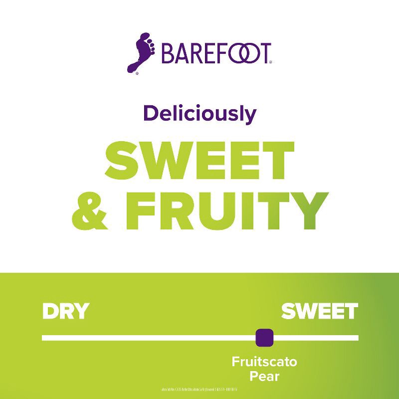 slide 4 of 6, Barefoot Fruitscato Pear Wine - 750ml Bottle, 750 ml