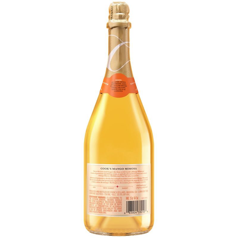 slide 2 of 11, Cook's California Champagne Cook's Mango Mimosa - 750ml Bottle, 750 ml