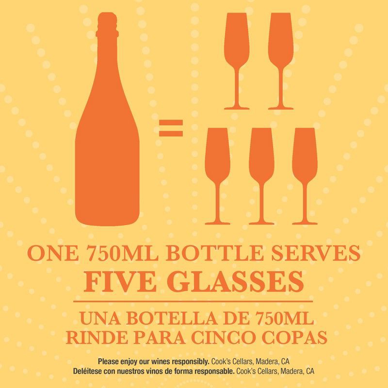 slide 6 of 11, Cook's California Champagne Cook's Mango Mimosa California Sparkling White Wine - 750ml Bottle, 750 ml
