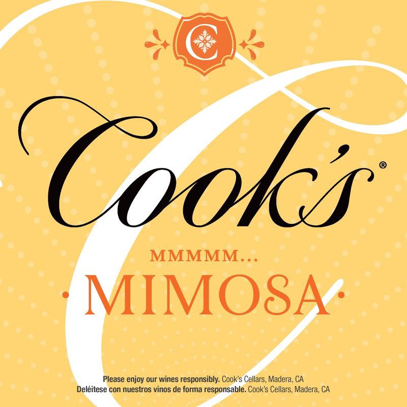 slide 9 of 11, Cook's California Champagne Cook's Mango Mimosa California Sparkling White Wine - 750ml Bottle, 750 ml