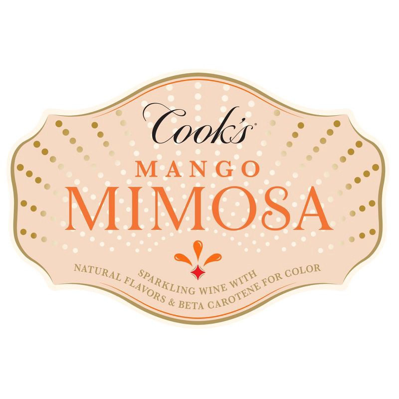 slide 10 of 11, Cook's California Champagne Cook's Mango Mimosa - 750ml Bottle, 750 ml