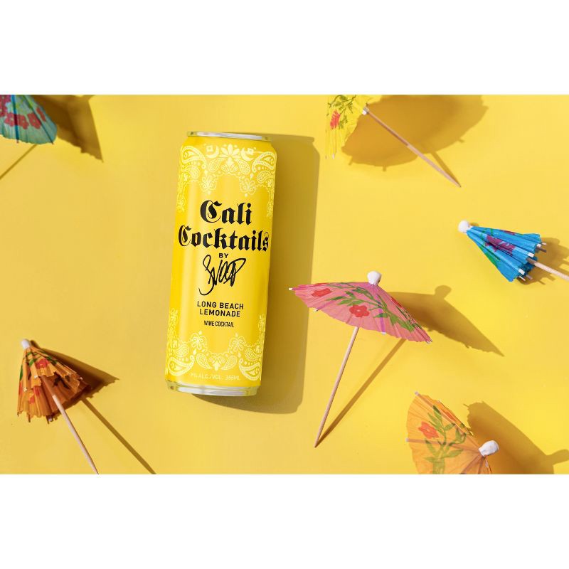 slide 2 of 5, Cali Cocktails Long Beach Lemonade - 4pk/355ml Cans, 4 ct; 355 ml