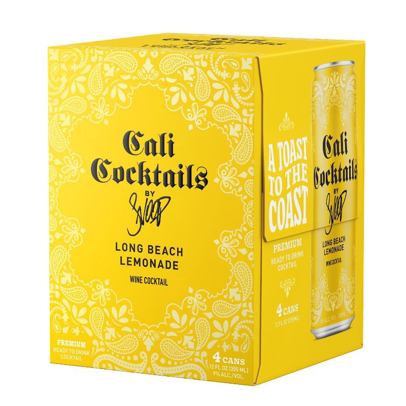 slide 5 of 5, Cali Cocktails Long Beach Lemonade - 4pk/355ml Cans, 4 ct; 355 ml
