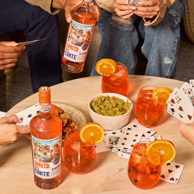 slide 10 of 12, Spritz Del Conte Classico Italian Apertif-Style Spritz Ready to Serve Cocktail- 750ml Bottle, 750 ml