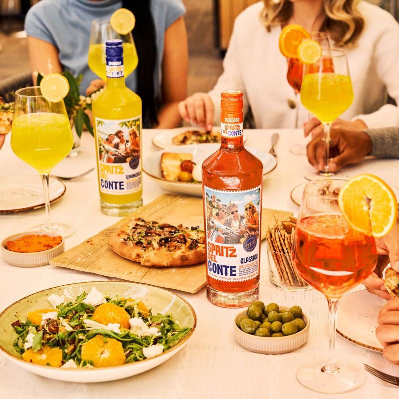 slide 11 of 12, Spritz Del Conte Classico Italian Apertif-Style Spritz Ready to Serve Cocktail- 750ml Bottle, 750 ml