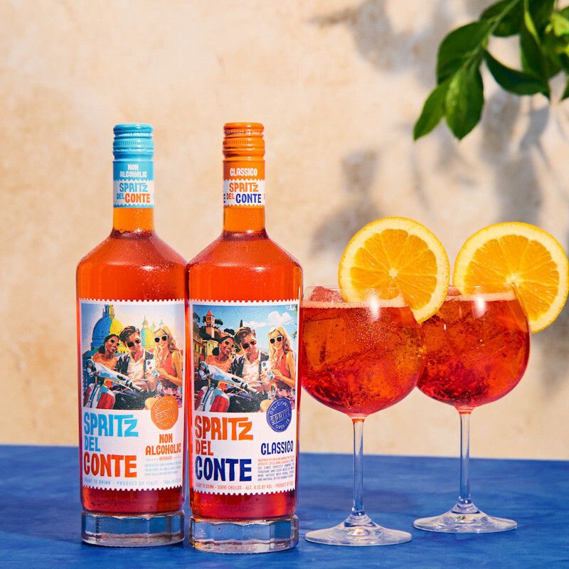 slide 12 of 12, Spritz Del Conte Classico Italian Apertif-Style Spritz Ready to Serve Cocktail- 750ml Bottle, 750 ml