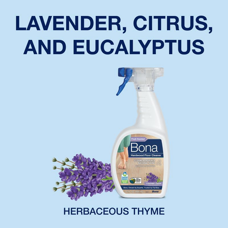 slide 4 of 9, Bona Lavender Thyme Multi-Purpose Floor Cleaner Spray - 32 fl oz, 32 fl oz