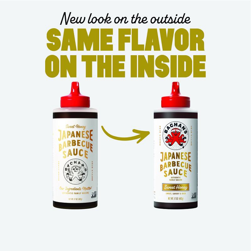 slide 4 of 7, Bachan's Sweet Honey Japanese BBQ Sauce - 17oz, 17 oz