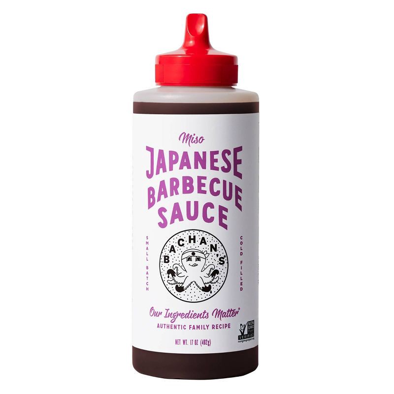 slide 1 of 7, Bachan's Miso Japanese BBQ Sauce - 17oz, 17 oz