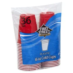 First Street Red Plastic Cup
