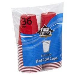 First Street Red Plastic Cup