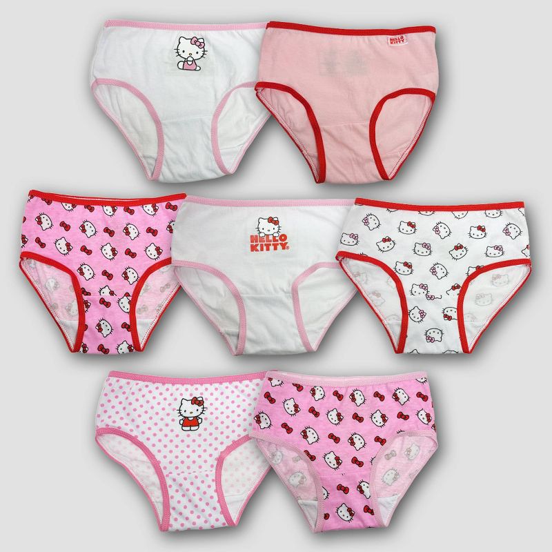 Toddler Girls' Hello Kitty 7pk Bikini Underwear - 4T 7 ct