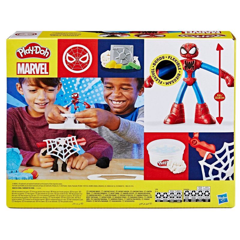slide 4 of 7, Play-Doh Spider-Man Launch and Slice Battle Playset, 1 ct