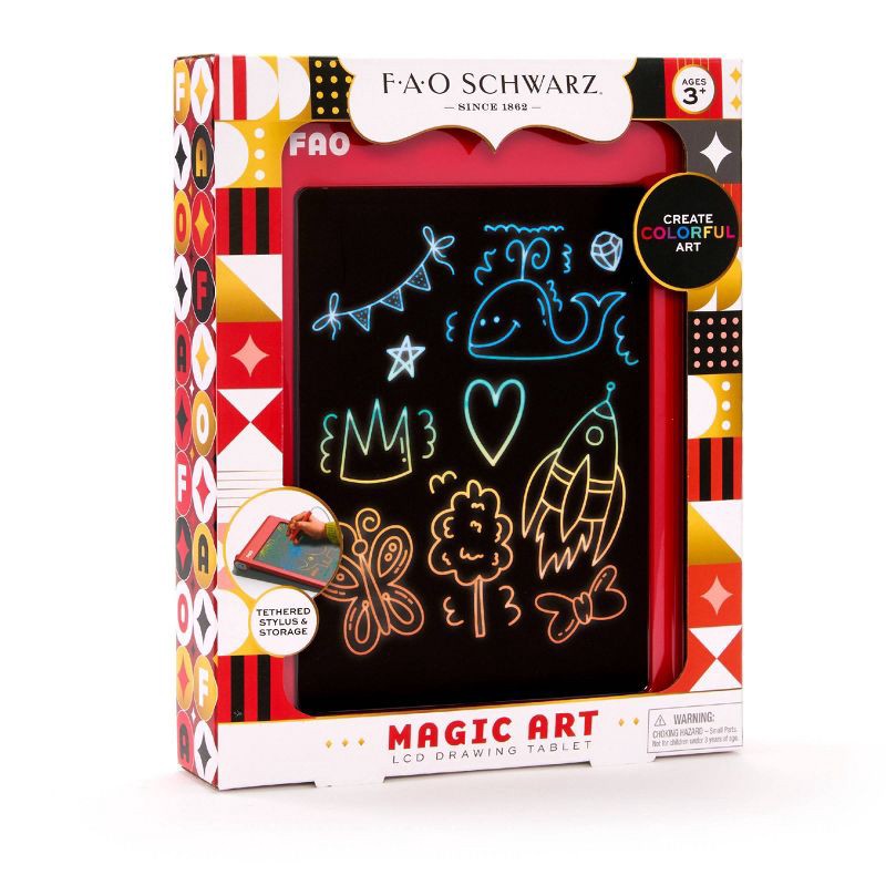 slide 4 of 5, FAO Schwarz Magic Art LCD Drawing Tablet, 1 ct
