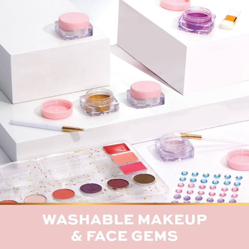 slide 4 of 8, FAO Schwarz Glitz & Glam Portable Vanity Girls' Makeup Case, 1 ct